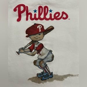 Youth Philadelphia Phillies Tiny Turnip Slugger Raglan T-Shirt